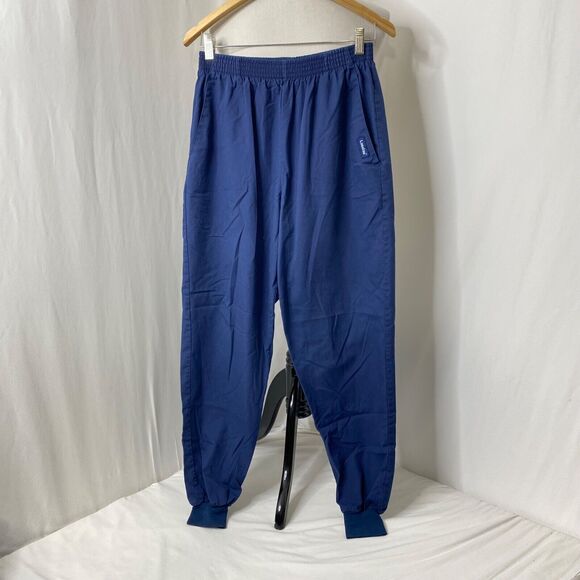 Womens Medium Scrub Pants Landau Blue Elastic Waist and Ankles - Picture 2 of 12